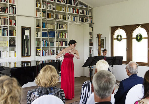 Klassisches Hauskonzert mit Flöte und Klavier